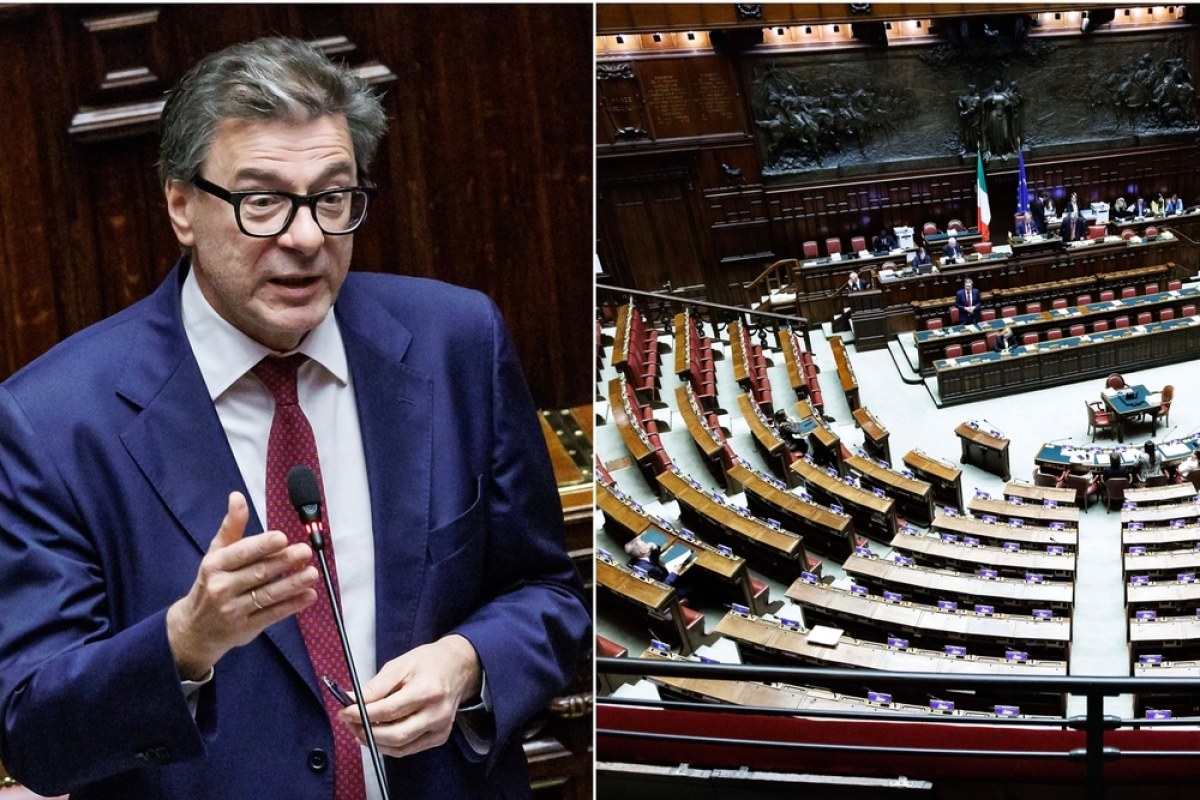 Giorgetti illustra il documento programmatico di finanza in un’Aula vuota: “nuvoloni all’orizzonte”