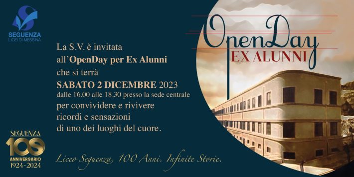 Messina, 100 anni del Liceo G. Seguenza: sabato porte aperte agli ex studenti per un ‘memorabile’ Open Day