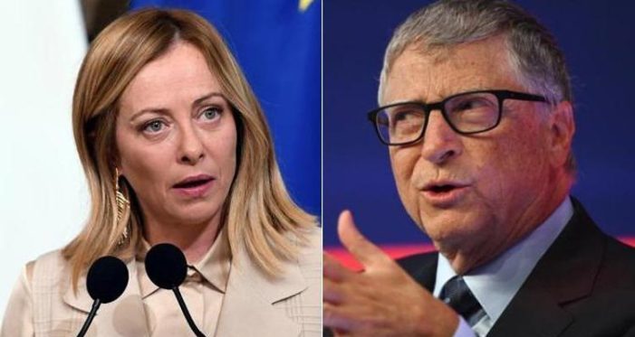 Intelligenza artificiale, Bill Gates a colloquio con Giorgia Meloni