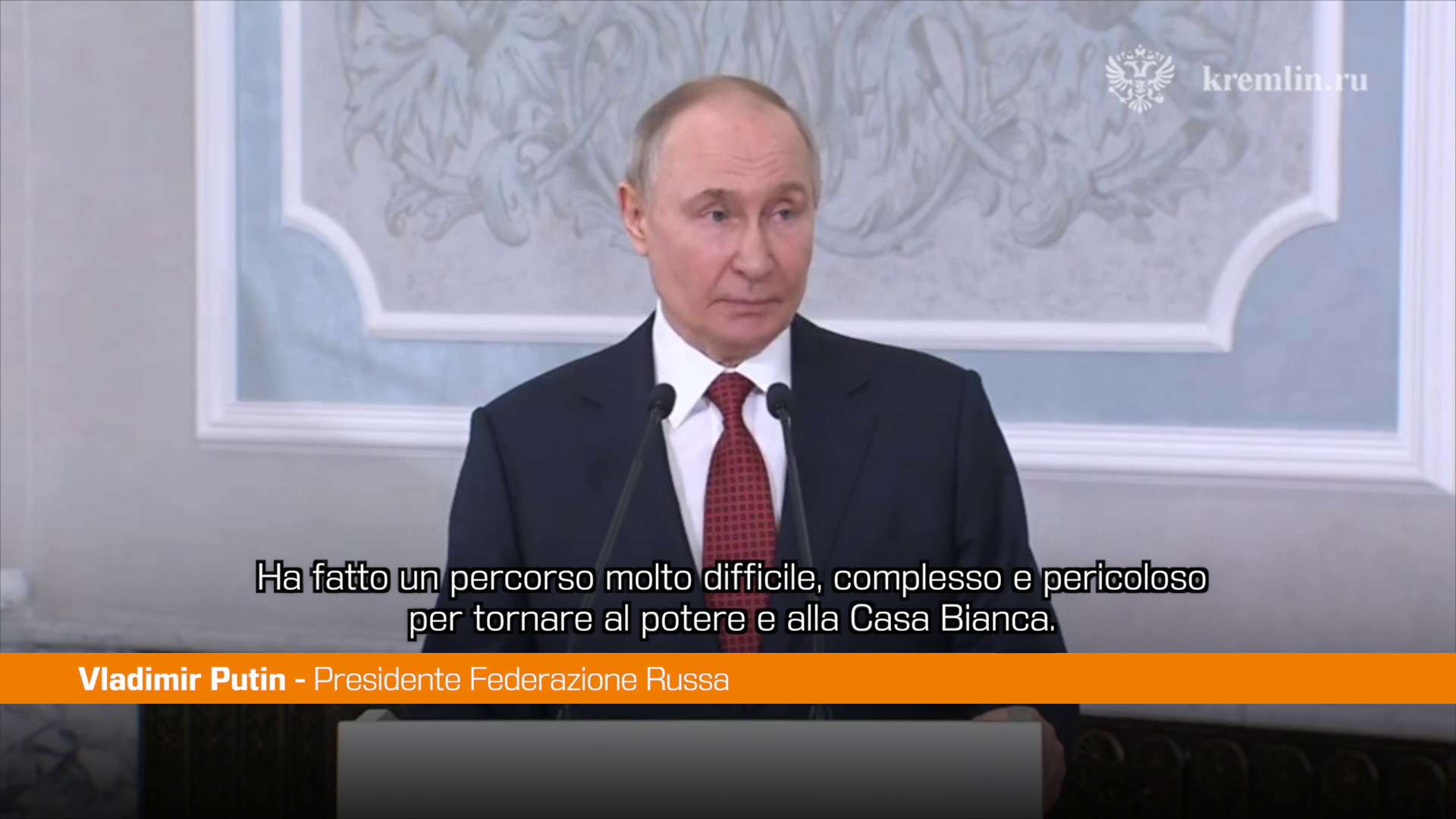 Putin "Trump uomo coraggioso, relazioni Usa-Russia vanno meglio"
